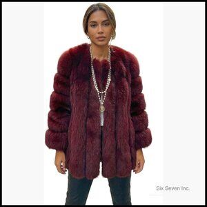 Long Faux Fur Coat Puffer Jacket Zip Up Teddy Coat Winter Parka